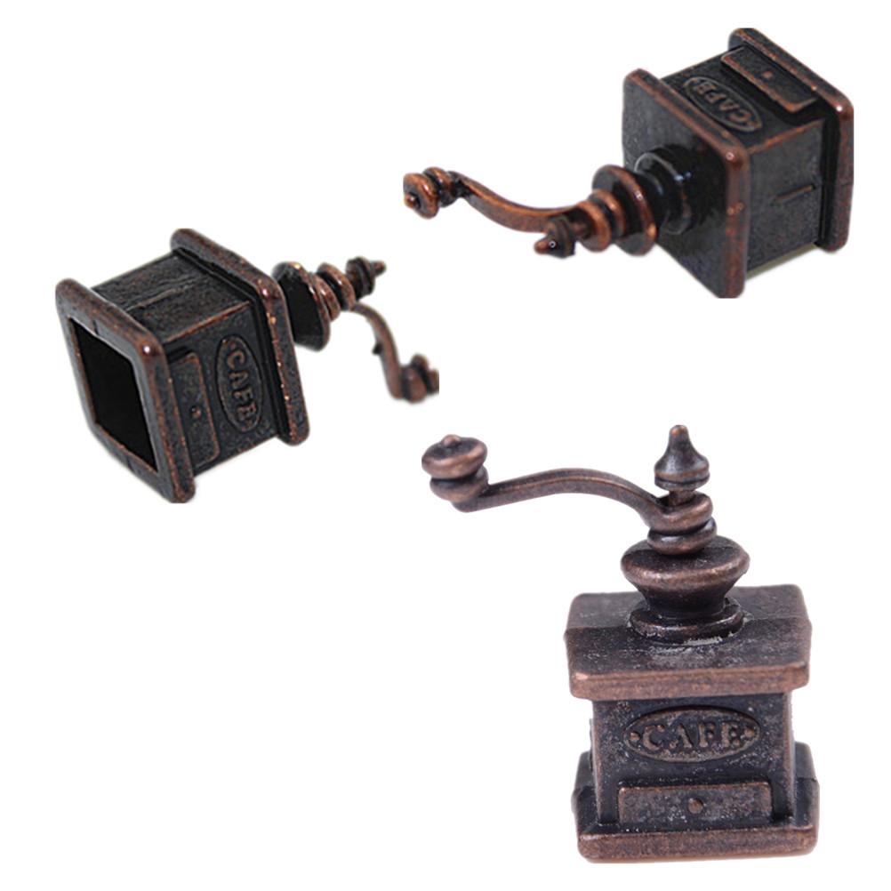 1/12 Dollhouse Miniature Kitchen Vintage Coffee Grinder For Doll Gift