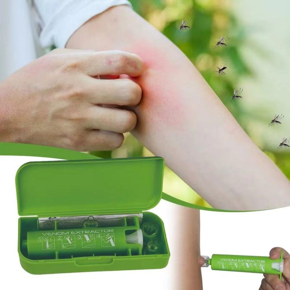 Vacuum Bug Bite Suction Tool Bites Relief Insect Sting Sucker Bite Venom Extractor  Camp