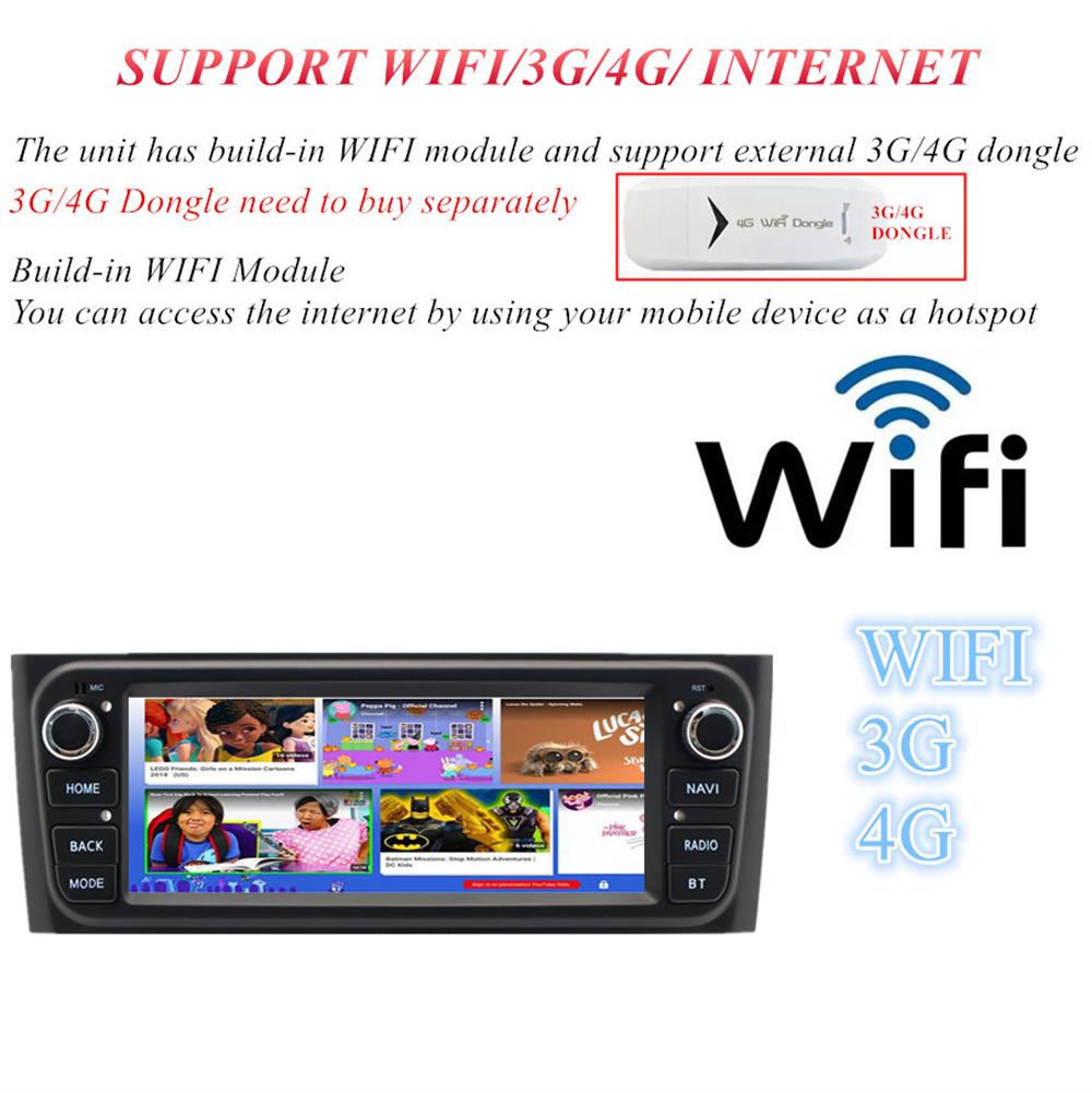 6.86'' Car Stereo Radio GPS WIFI For Fiat Grande Punto / Punto / Linea 2007-2015