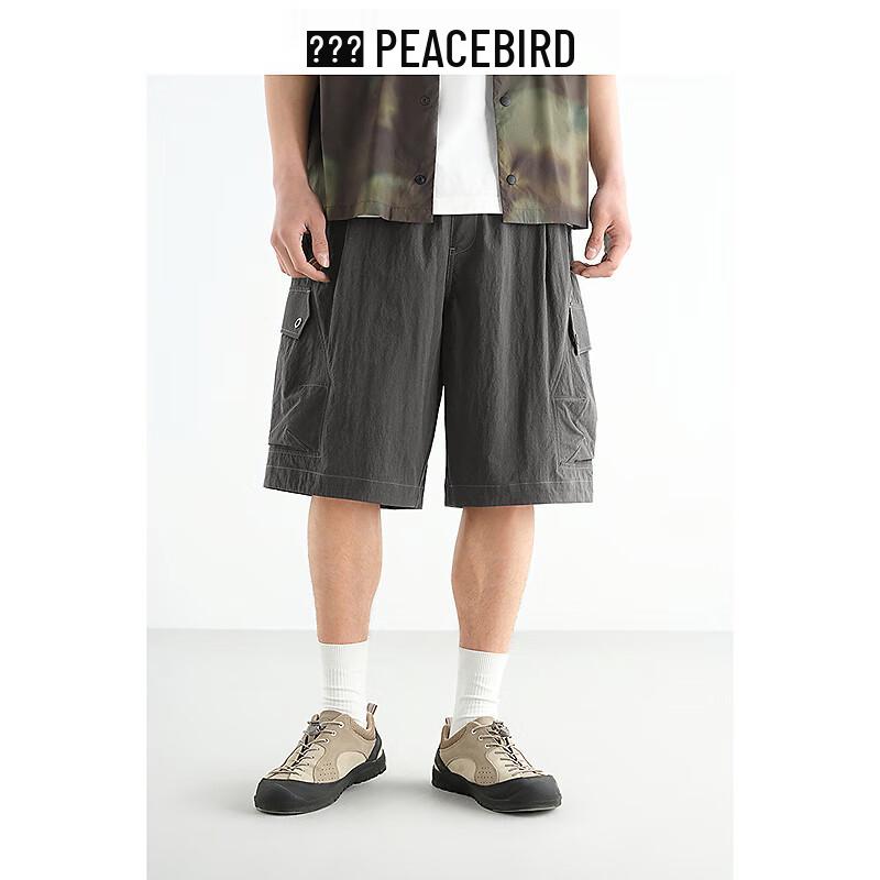 PEACEBIRD Men's Loose Fit Straight Cargo Shorts