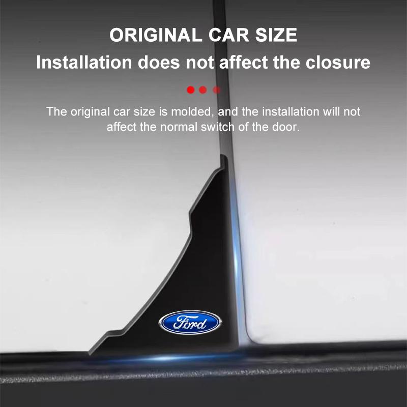 2pcs Car Door Corner Protection Sleeve Door Corner Anti-collision Sleeve For Ford Focus Mondeo Kuga Fiesta MK7 Escort Explorer Edge 2 4 MK2