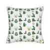 Pillow Cover Funny Leprechaun Playing Soccer St Patrick Day Novelty Pillow Case For Living Room Chair Pillowcases