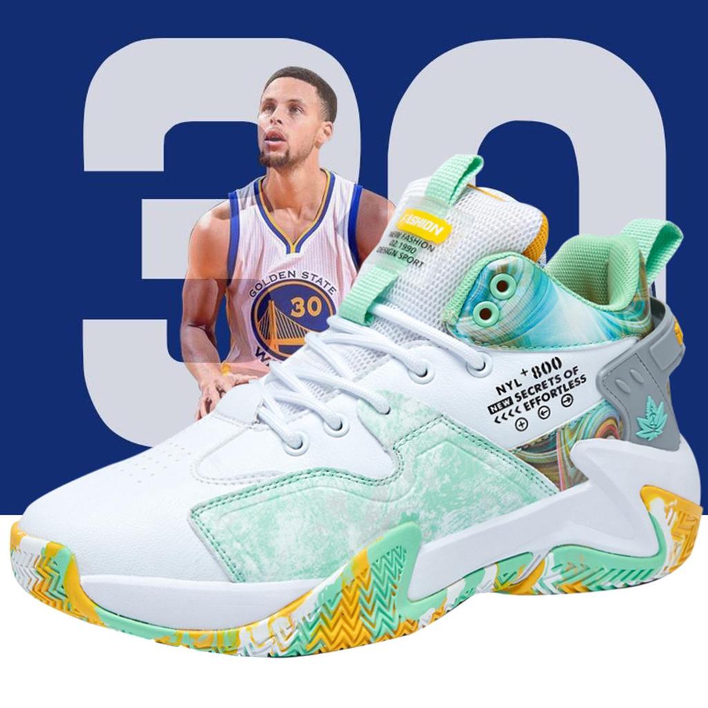 Rico Bee Basketball Sneakers for Big Kids & Teens: Non-Slip, Wear-Resistant, Breathable Athletic Shoes for Autumn.
