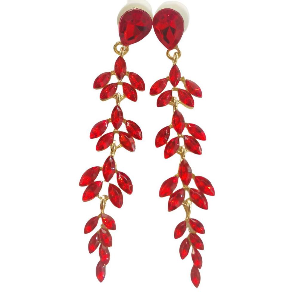 High-end fashion earrings Phoenix water drop shape long women's accessories pendant earrings