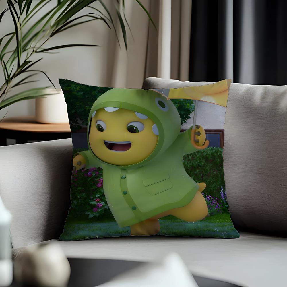 New NNailonged Cushion Cover Antidustmite Pillowcase Invisible Zipper Silky Short Plush Sofa Cushion Cover