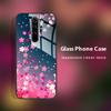 For Xiaomi Redmi Note 8 Pro Case Tempered Glass Pattern Silicone Cover Phone Cases For Redmi Note 8 Note8 Note 8T 8 t Fundas