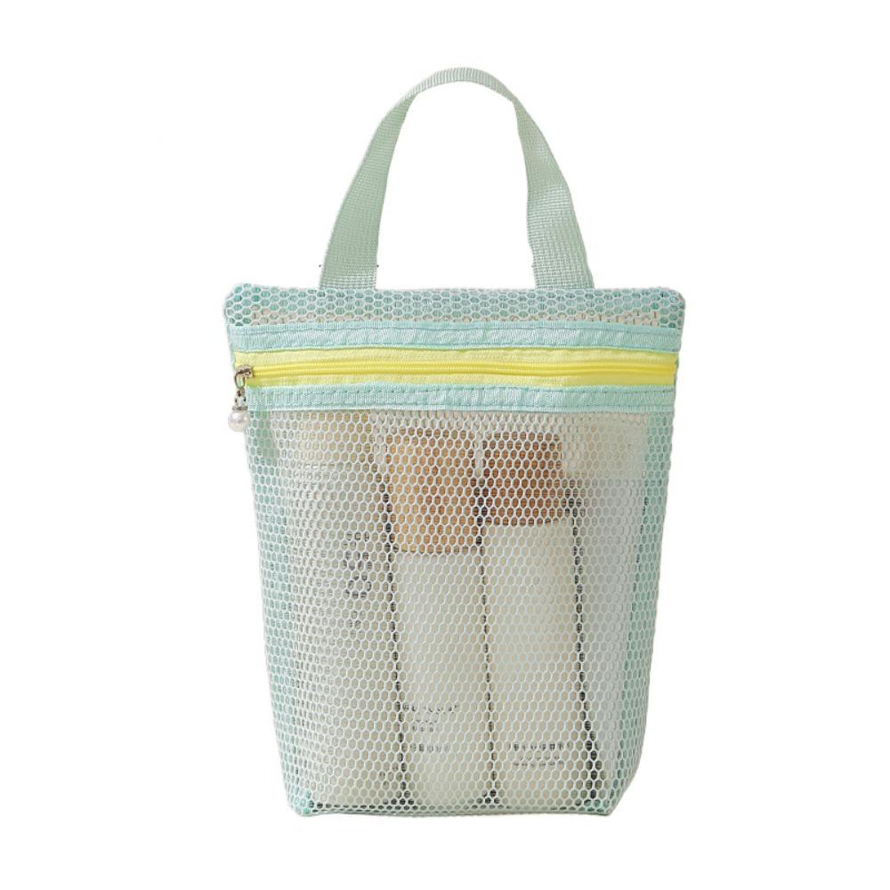 Portable Mesh Makeup Bag Gauze Toiletry Bag Portable Travel Storage Bag Business