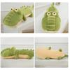 Doll Crocodile Shape Skin-friendly Cotton Crocodile Stuffed Animal Toys Cushion for Kids