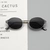 New Round Frame Retro Metal Sunglasses Personalized Unisex Fashion Eyewear For Men And Women