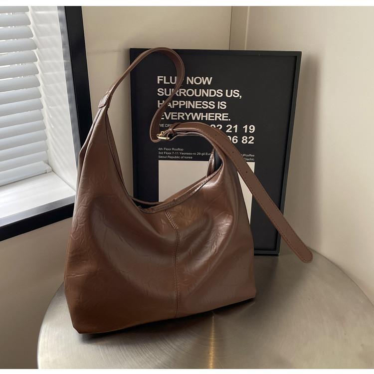 IELGY Korean Version Trendy Fashion Large-Capacity Tote Bag Simple Casual One-Shoulder Child-Mo