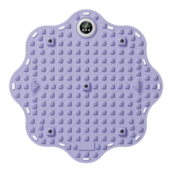 

Foot Massager Mat with Timer Feet Pain Relief Pressure Point Pad Foot Relaxation Reflexology Pad Non-slip Anti-fatigue Walk Stone Acupressure Mat фиолетовый