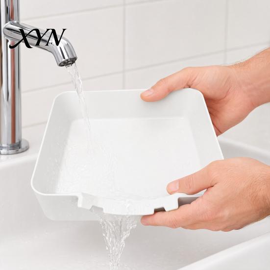 Anti-leakage Drainage Tray 3D Printed Washing Machine Drain Tray, Leakproof Water Collector for Raised Corner Washer, Universal Washer Accessories