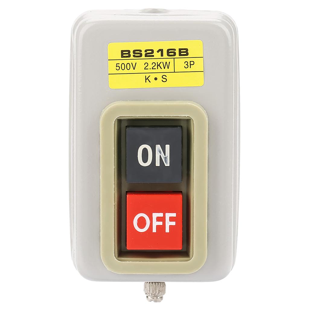 Self Locking 3P OnOff Power Push Button Switch 110220380V 15A BS216B