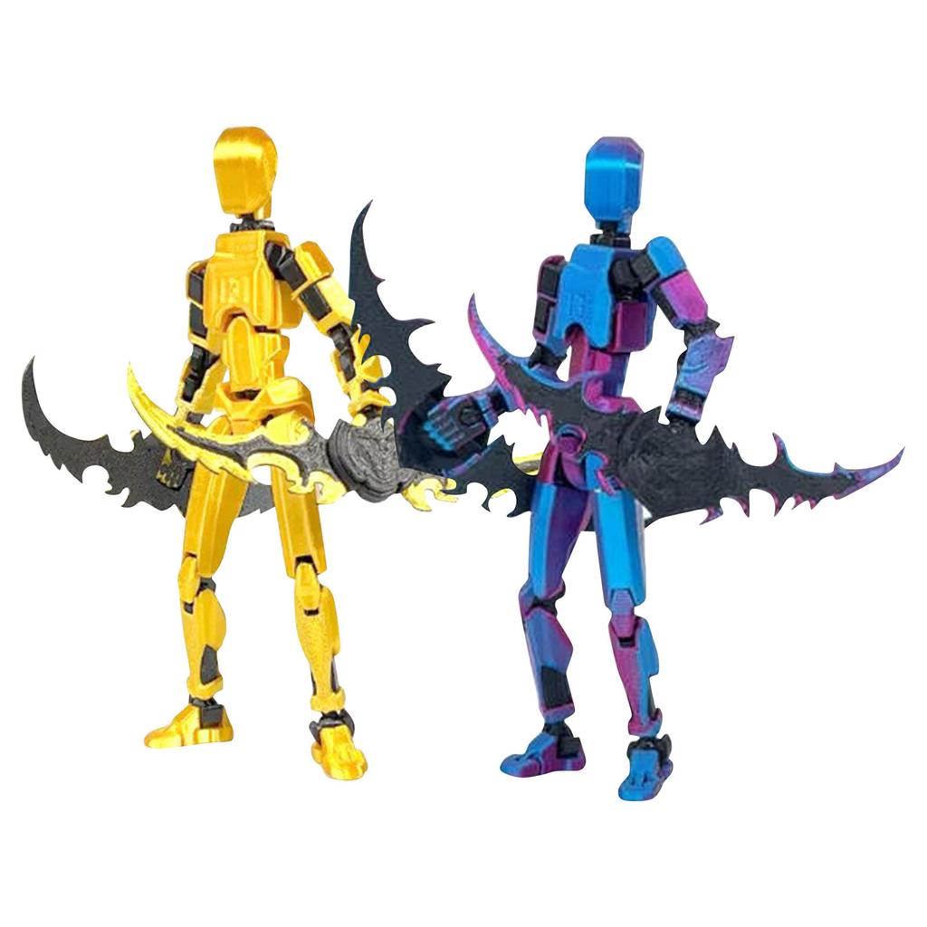 Mobile Doll Set, 3D Printed Titan Robot Mobile Doll, Posable Mobile Doll, Suitable For Collectors, Desktop Decoration