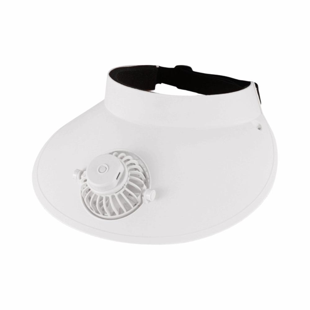 Built-in Fan Empty Top Cap Three Temp Settings Sun Hats New Cooling Fan Hat Sports Events