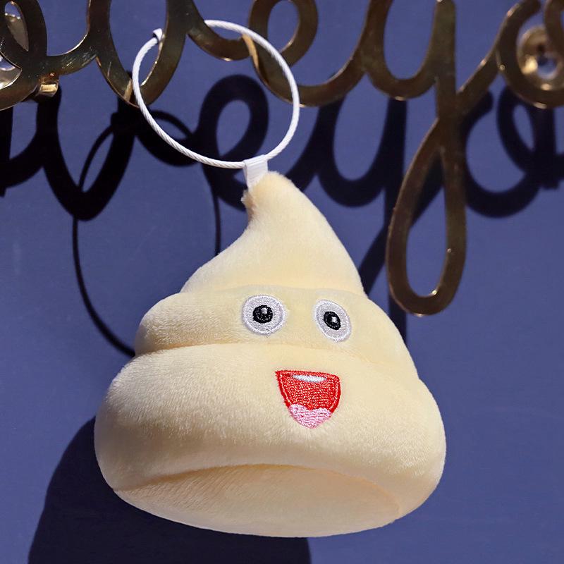 Creative Prank Poop Doll Keychain Ornament