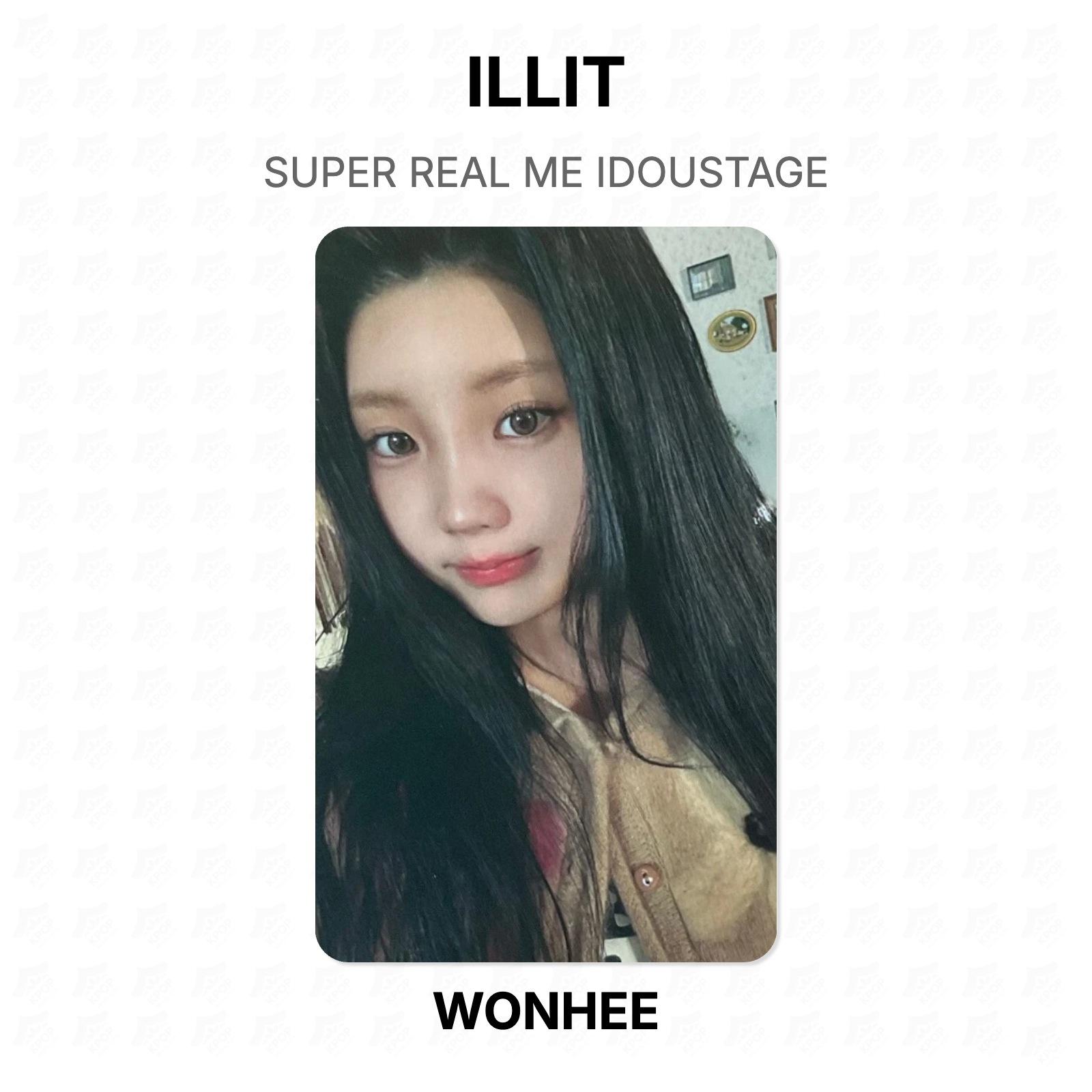 ILLIT SUPER REAL ME IDOUSTAGE Official Photocard WONHEE