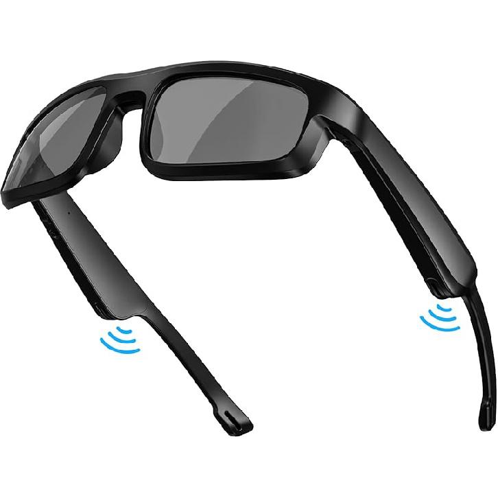 Умные очки, Поляризованные Bluetooth-солнцезащитные очки, Встроенные микрофон и динамики, Голосовой помощник, Защита от УФ-лучей Аудио-солнцезащитные очки