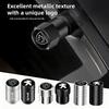 4PCS Aluminum Alloy Car Tire Valve Stem Caps For Peugeot 206 207 307 308 408 508 2008 3008 5008 Wheel Dustproof Decor Covers