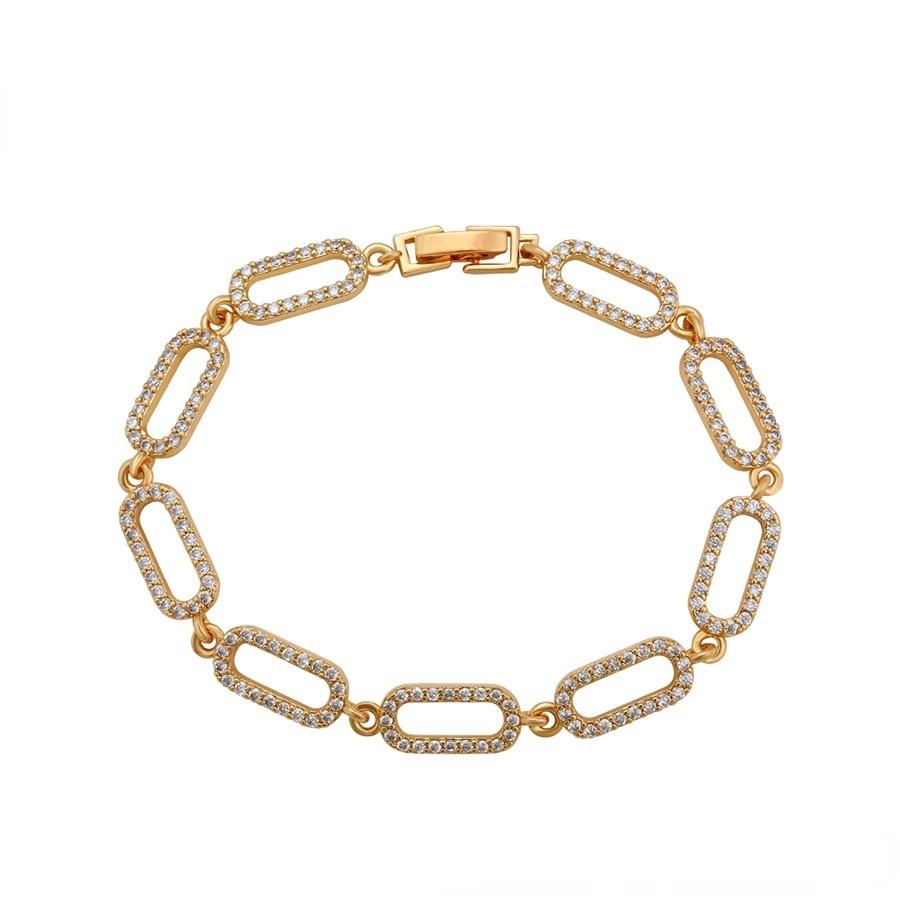 Armband-628 Xuping Schmuck Mode und Zart Neues Diamant-Set 18K Gold Vielseitig INS Stil Temperament Armband