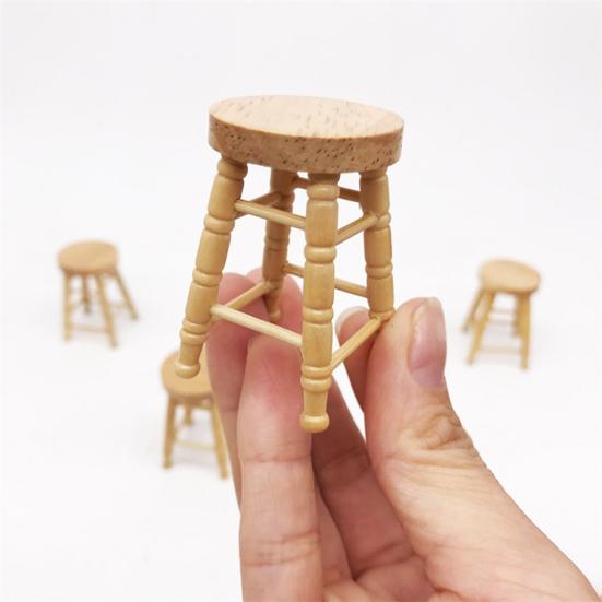 Miniature Stool Firm Beautiful Wooden Miniature Stool Birthday