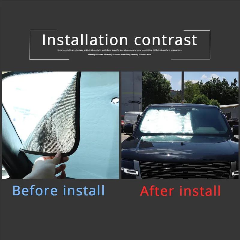 Car Sunshades UV Protection Windows For Land Rover Range Rover Vogue L460  Sun Shade Front Windshield Car Accessories