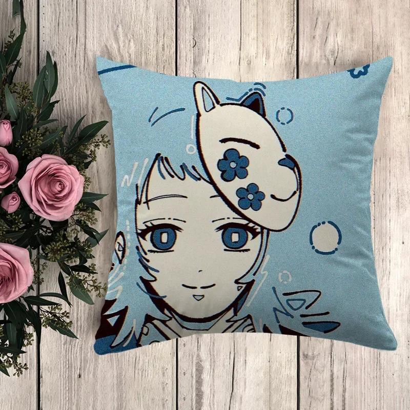 

Подушка Истребитель демонов Наволочка Роскошный Осенний Декор Декоративные Наволочки Чехлы для Подушек Кровати Диванные Подушки Наволочка 66x66cm