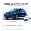 For Suzuki Baleno MK2 2022 2023 Frameless Front Wiper Blades Cutter Brushes Rubber Strip Refill Windows Car Accessories U J