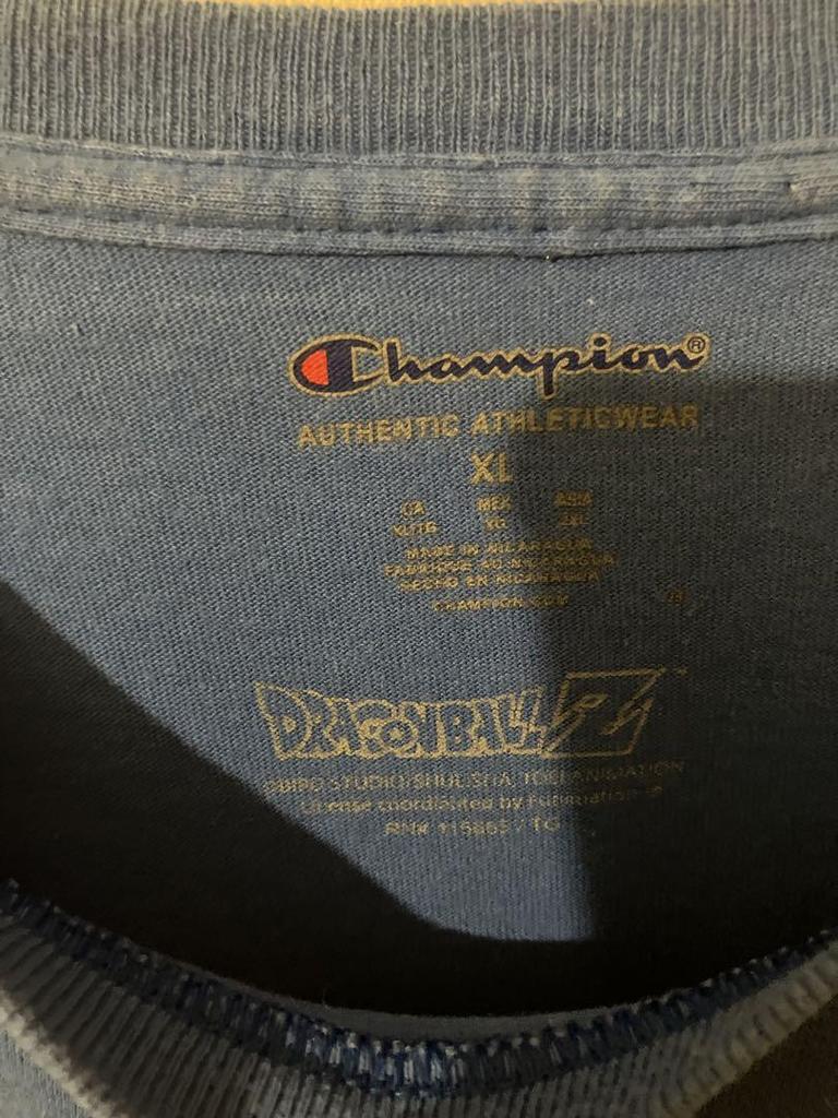 [USED] Hugely Reduced Price! Rare! Champion Collaboration! Dragon Ball Vegeta T-Shirt