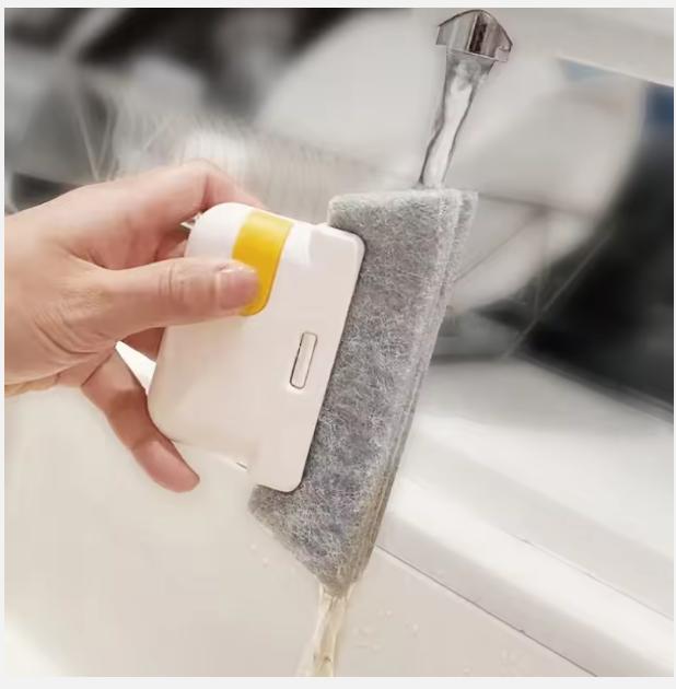 2025 Household Cleaning Brush Groove Cleaning Tool Window Track Cleaner Window Groove Brush Scouring Door Track Pad Gap Cleaner