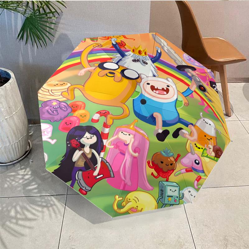 Yellow Dog Adventure In Space Umbrella Folding Umbrella, Automatic Umbrella 8-Frame for Travel, Camping Use Gift for Halloween Christmas