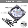 90mm ARGB LED Fan With PWM Control  ARGB LED Lights Optimal Airflows For Home Offices Desktop Case Fan