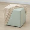 1PC Leaves Jacquard Ottoman Stool Cover Elastic Square Footrest Slipcovers Anti-dust Footstool Pouf Covers for Living Room Hotel