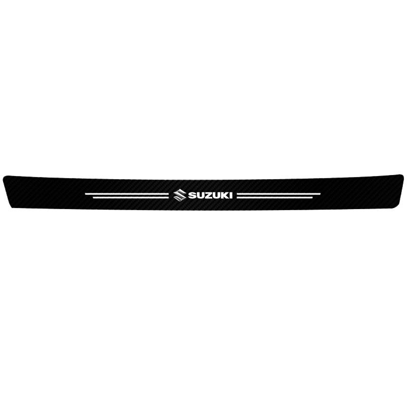

1/4/5Pcs Car Door Sill Scuff Plate Decor Carbon Fiber Stickers For Suzuki Celerio Swift Jimny Ignis SX4 Alto Scross Splash Swace