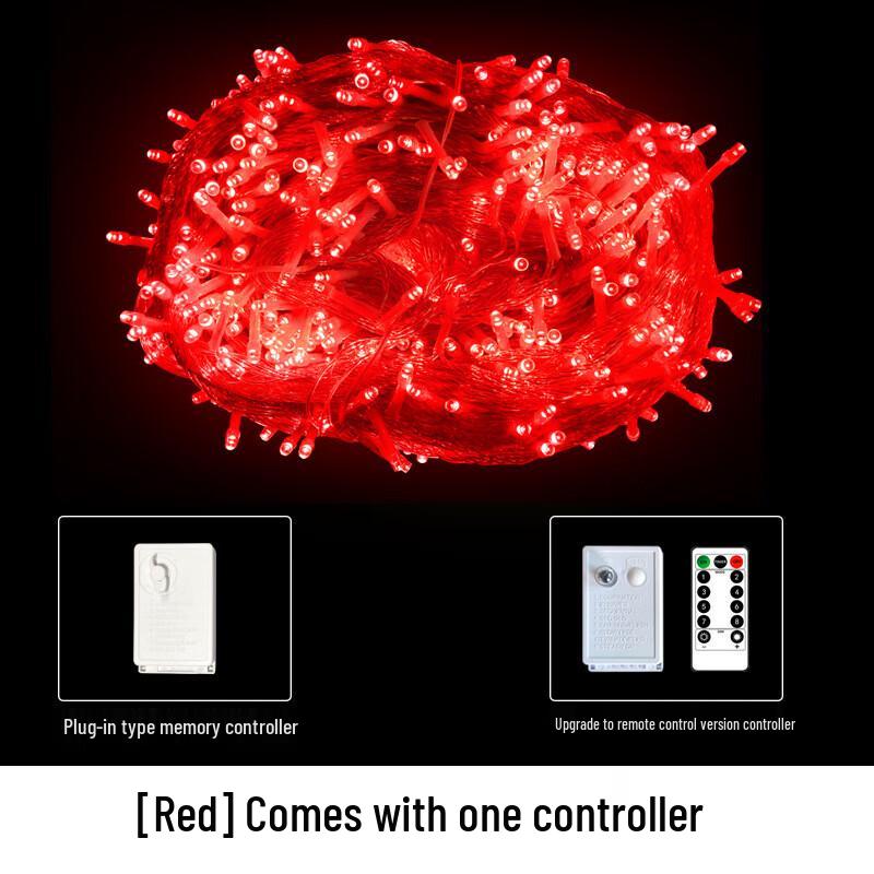 Black Scorpion Outdoor Red LED String Lights