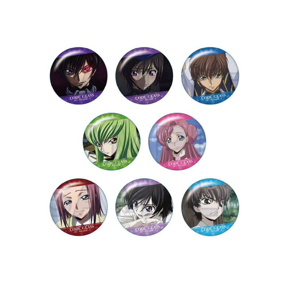 

Code Lelouch of the Rebellion Trading Scene Hologram Can Badges Box Geass Vol.2 8-Piece
