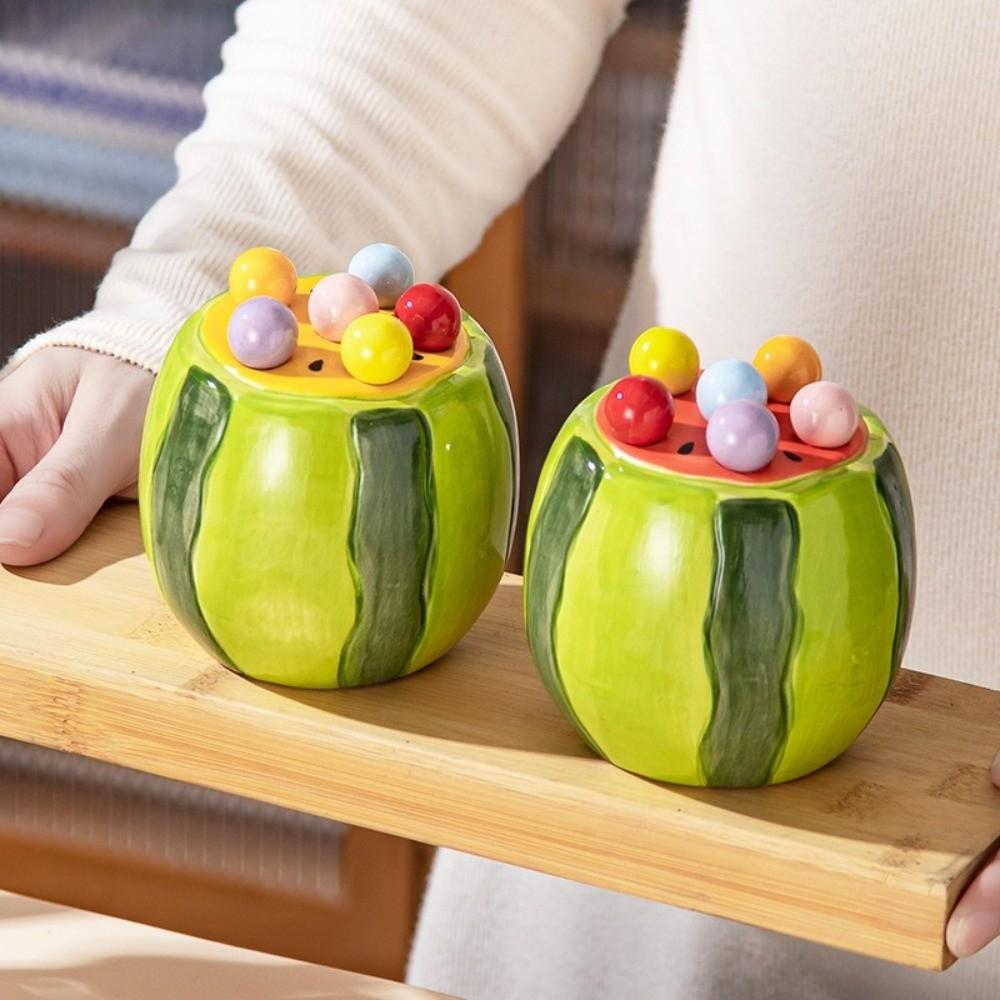 Decorative Watermelon Fruit Fork Set Cartoon Salad Fork Creative Dessert Cake Fork  BBQ