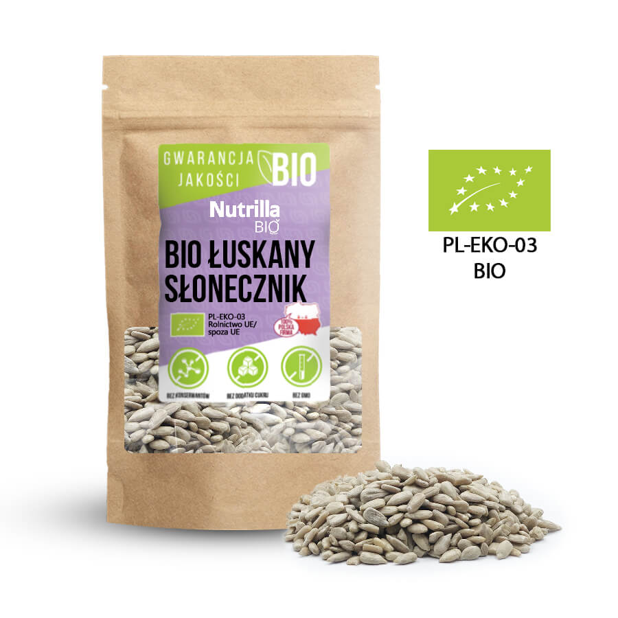 Słonecznik łuskany bio 1kg