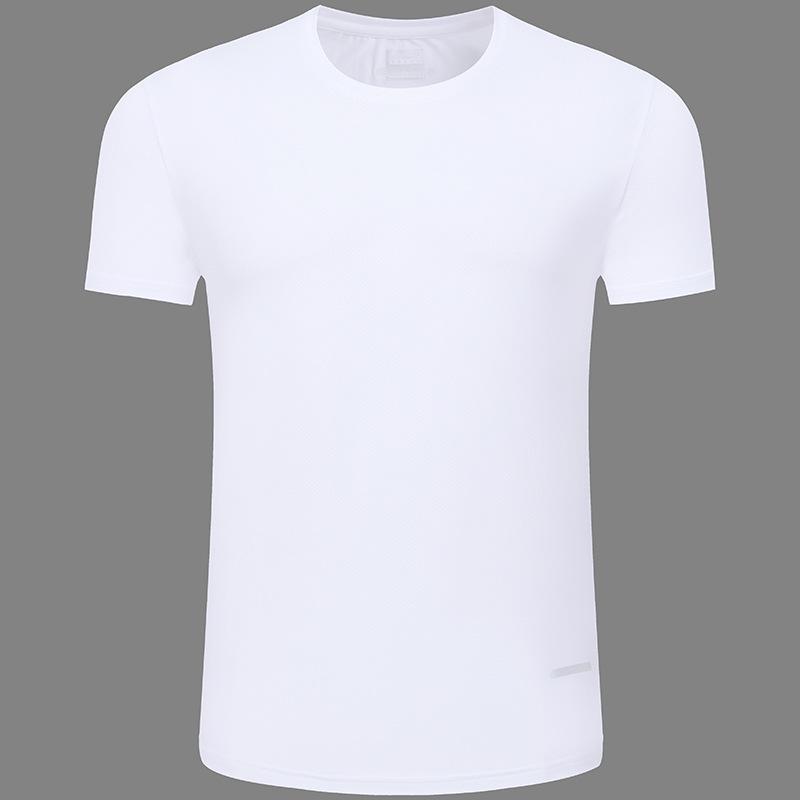 

Быстросохнущая футболка для марафона для ночного бега: Летний лагерь Фитнес-тренировка Футболка с коротким рукавом с напечатанным логотипом L белый