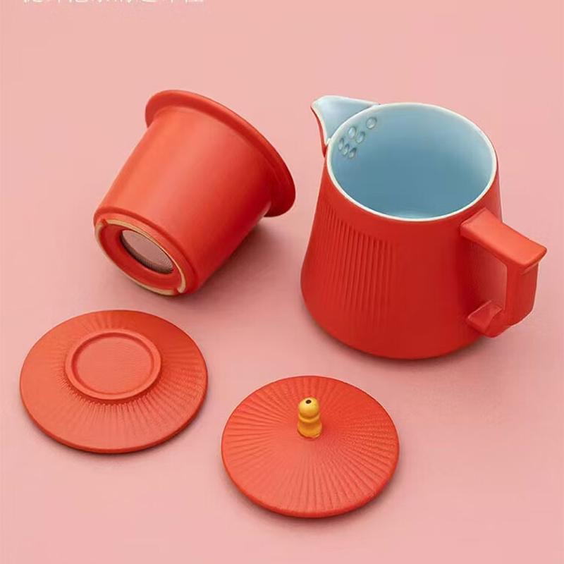 Burenshu Palace Museum Style Portable Tea Set