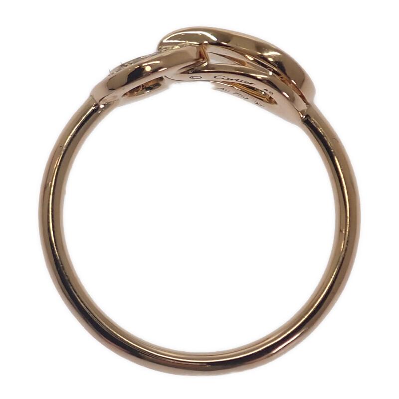 Cartier B4209348 #8(JP Size) Ring K18 Pink Gold/diamond Women