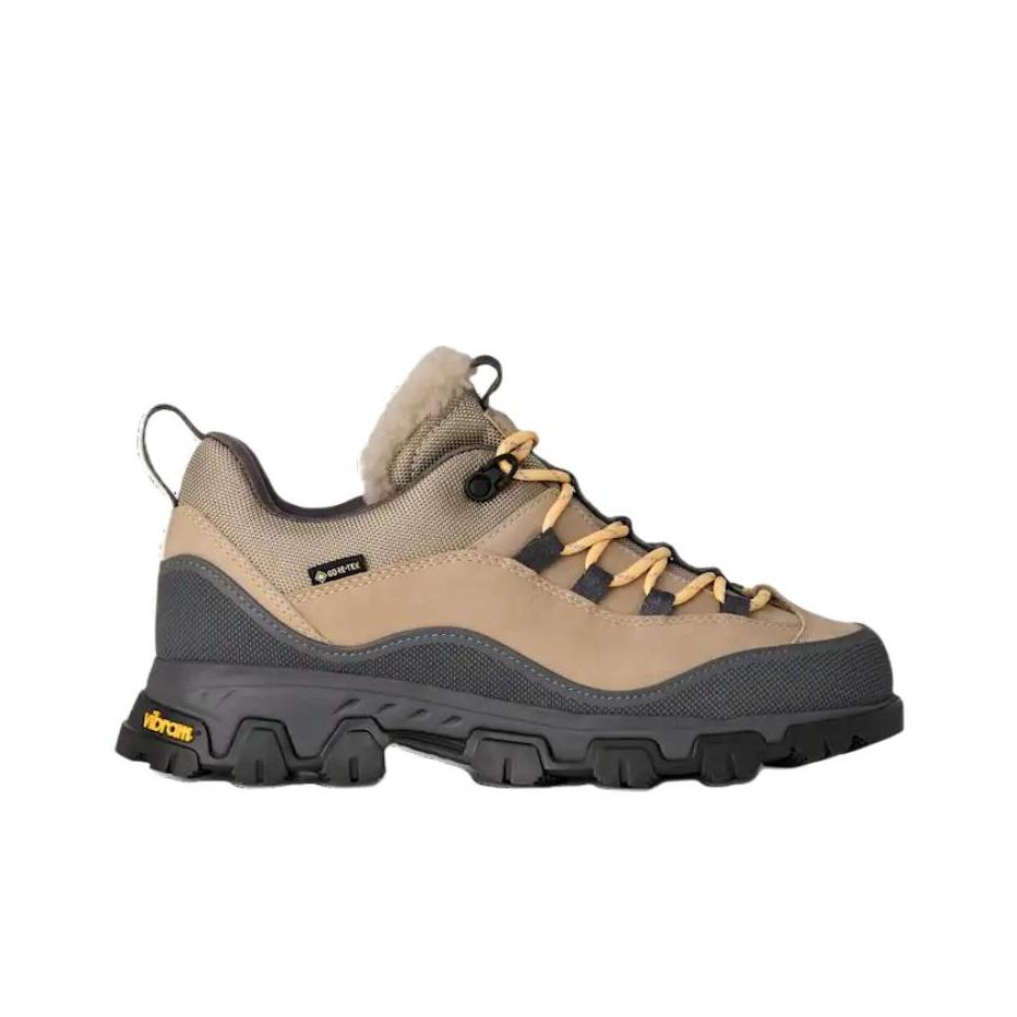 UGG Metrotrek Hiker Leather Minimalist Comfortable Durable Waterproof Low-Top Hiking Shoes Women Hiking Shoes Pebble-Grey 1171434-CBBLG