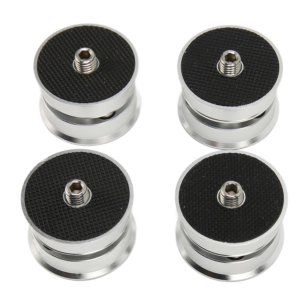 SP3924S 4pcs Speaker Isolation Feet Pads HiFi Turntable Isolation Feet Pad with Steel Ball for CD DVD Player Amplifier