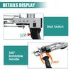 10000r/min Electric Carpet Tufting Guns Hand Gun Carpet Weaving Flocking Machine Cut Pile Loop Pile Power Tool EU Plug 70W 110- 240V
