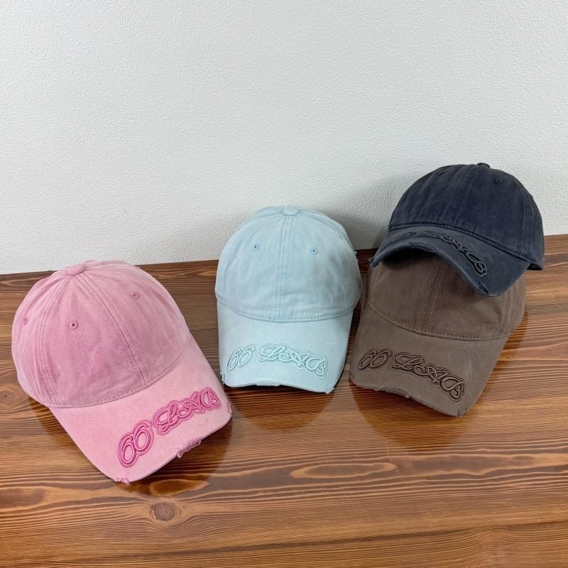 American Street Style Embroidered Letter Baseball Cap For Summer Men Women