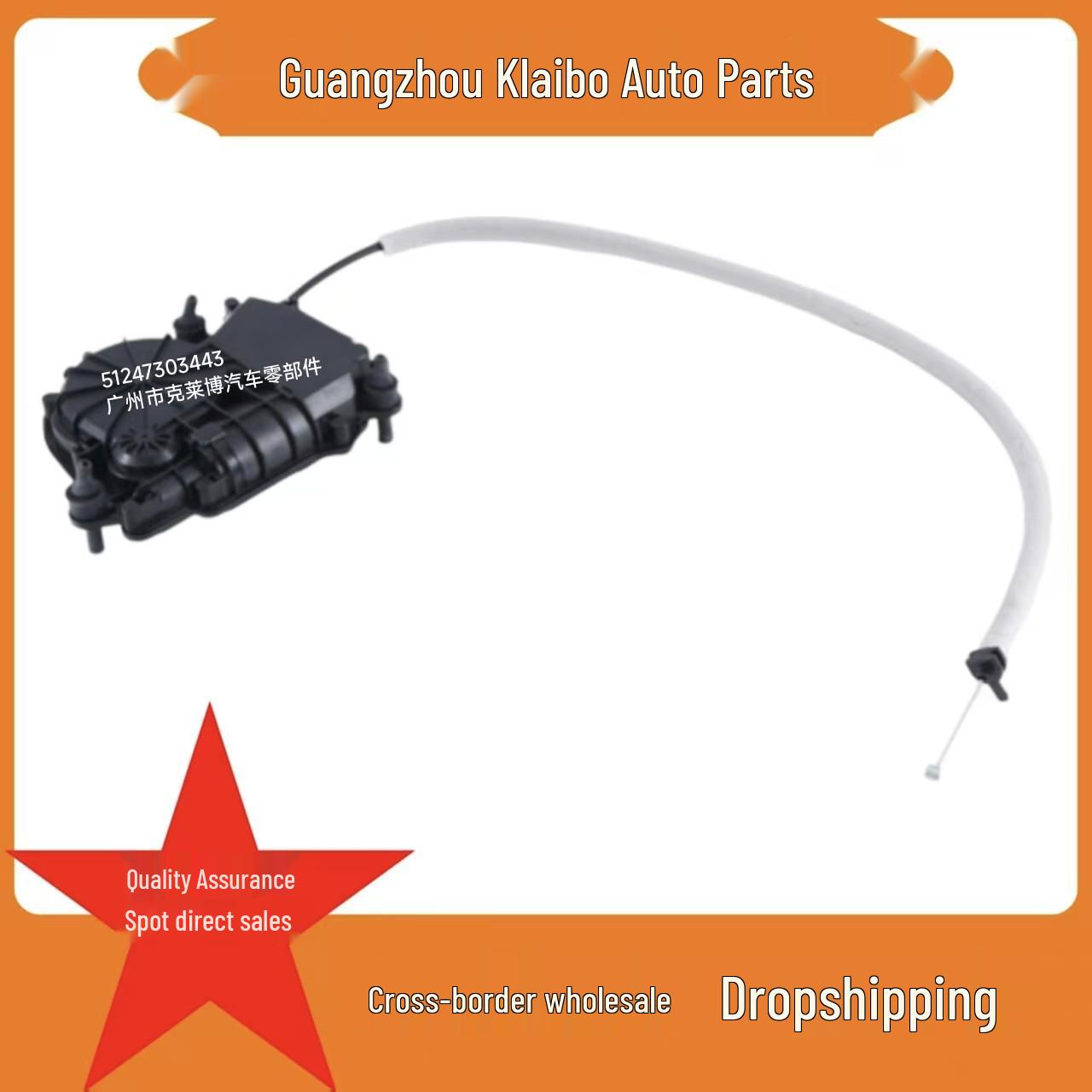 Compatible Tailgate Latch Lock for BMW X5 F15/F85 (Rear Trunk Lid) - Part 51247303443 Neutral