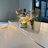 Photo Frame Vase Transparent Stylish Decorative Acrylic Hydroponic Flower Vase for Office Wedding Home