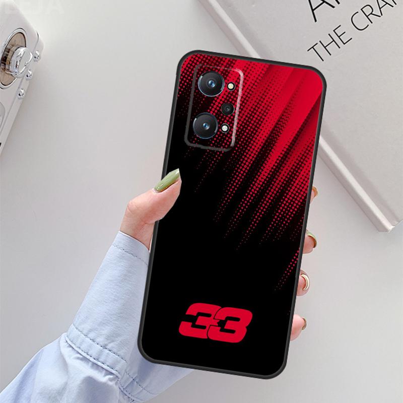 F1 Formula 1 Number For Realme 10 11 Pro Plus GT Neo 5 2T C21Y C30 C31 C33 C35 C55 OnePlus Nord CE 2 3 Lite Case