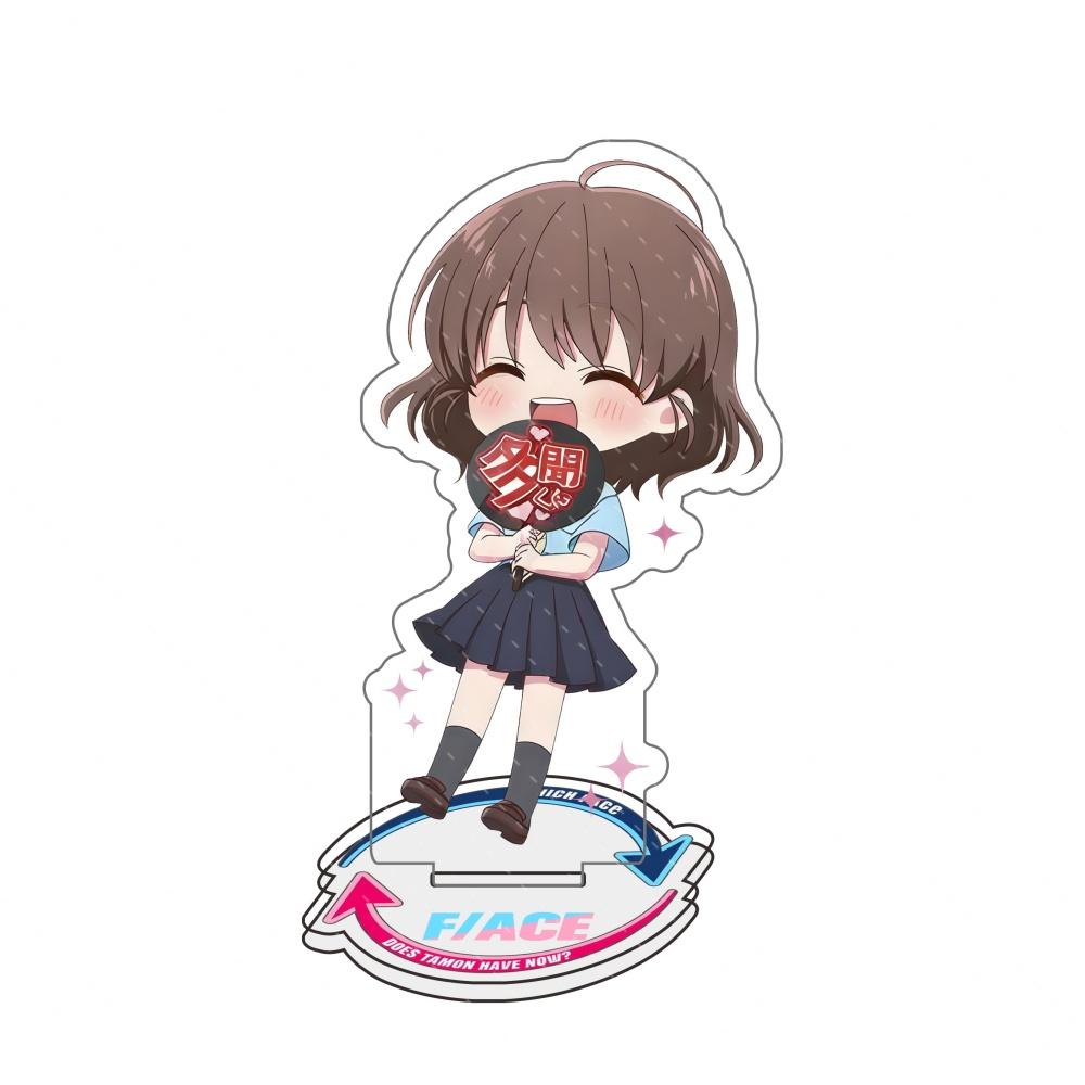 

HOT Anime Tamon s B-Side 10CM Acrylic Stand Figure Keychain Keyring Pendant Tamon Fukuhara Keito Tachibana Desktop Decor 10 cm