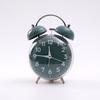 Loud Alarm Twin Bell Clock Soft Night Light Bedside Wake-up Clock Mechanical Clock  Dormitory